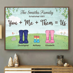 You Know We Belong Together - Personalized Horizontal Poster.