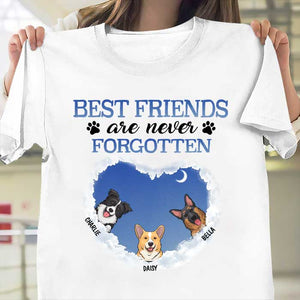 Best Friends Are Never Forgotten - Personalized Unisex T-Shirt.