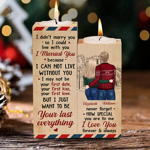 Never Forget How Special You Are To Me - Gift For Couples, Personalized Candle Holder.