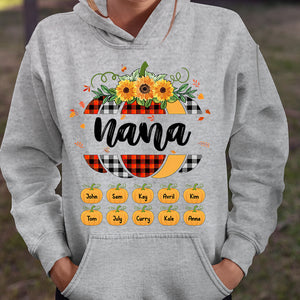 Grandma Pumpkin Kids - Personalized Unisex T-Shirt.