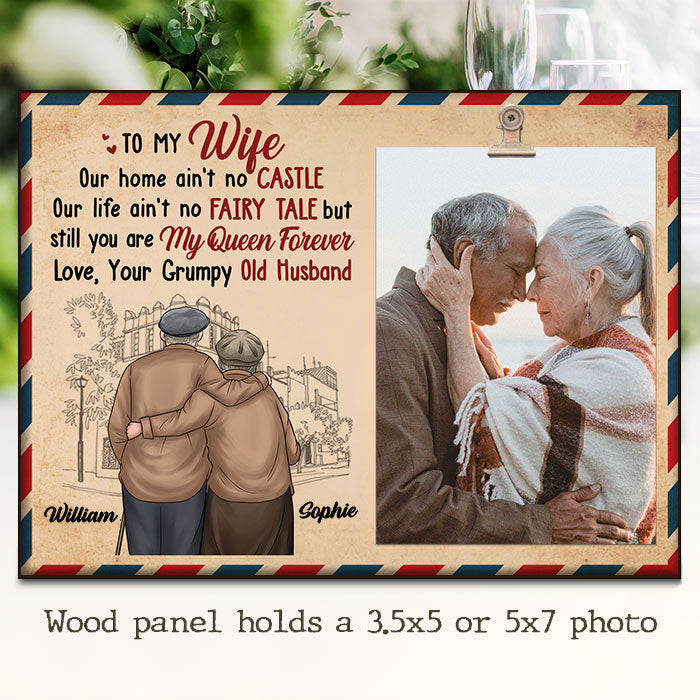 Tu es toujours ma reine pour toujours - Cadeau pour couples, cadre photo personnalisé