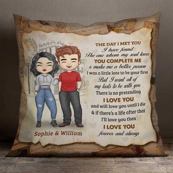 I'll Always Be With You - Personalized Pillow (Insert Included)