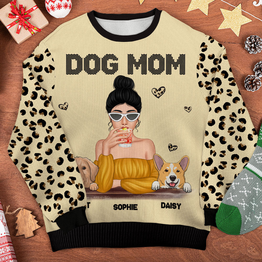 Personalized dog mom online sweatshirt