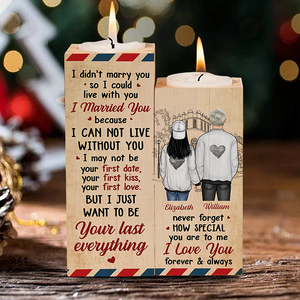 Never Forget How Special You Are To Me - Gift For Couples, Personalized Candle Holder.