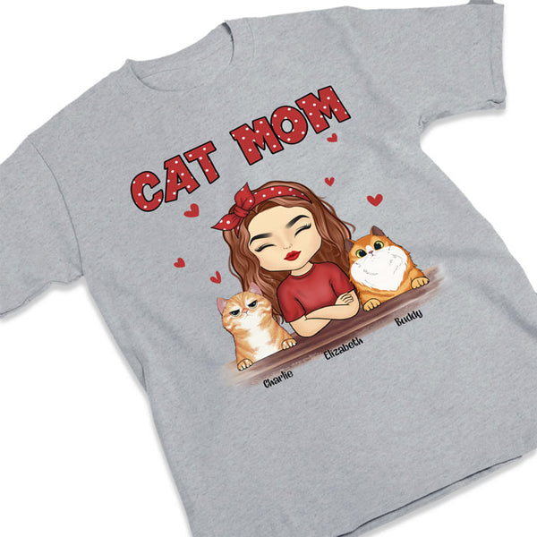 Cat Mom Eat Drink And Be Merry - Dog & Cat Personalized Custom 3D Infl -  Pawfect House ™