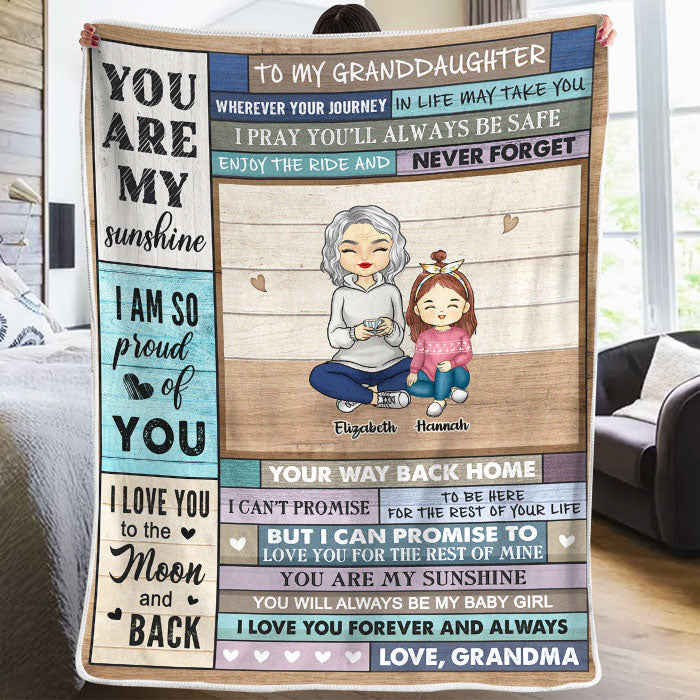 Family tee granddaughter discount blanket