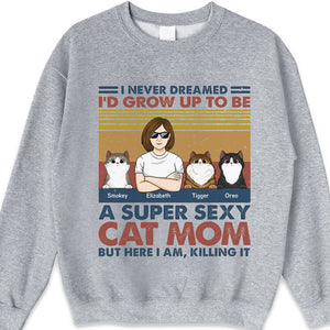 Super Cat Mom - Cat Personalized Custom Unisex T-shirt, Hoodie, Sweatshirt - Gift For Pet Owners, Pet Lovers