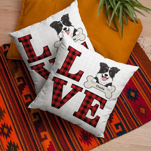 Love Dog - Funny Personalized Dog Pillow (Insert Included).
