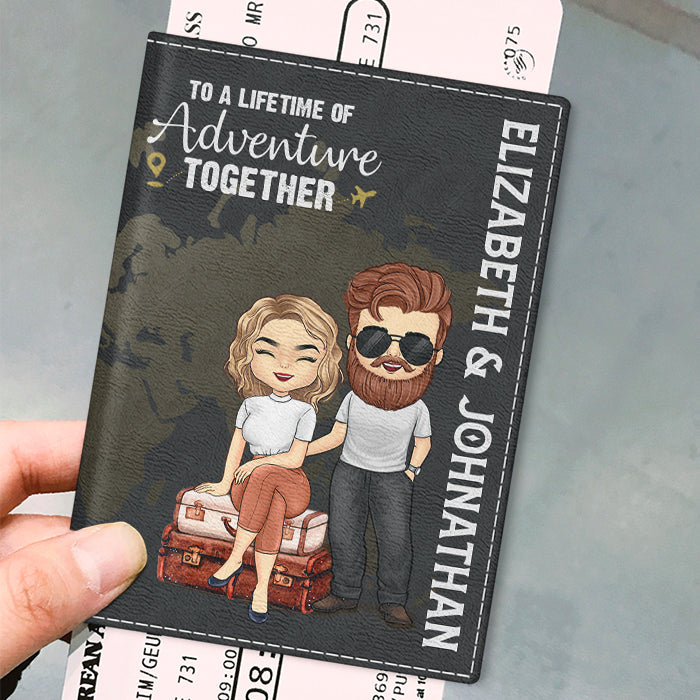 Buy Personalised Couple Passport Cover