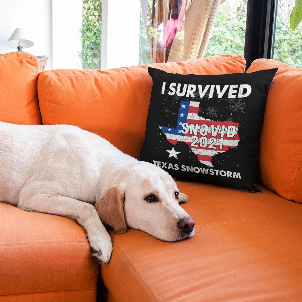 Texas Snowstorm- Pillow (Insert Included).