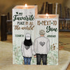 I Wanna Stay Next To You - Gift For Couples - Personalized Candle Holder