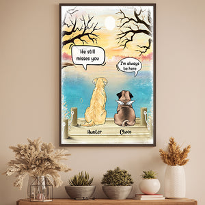 In Heaven - Still Talk About You - Personalized Vertical Poster.