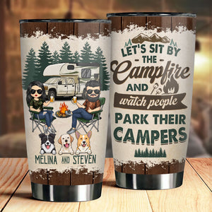 The Best Memories Are Made Camping - Personalized Tumbler - Gift For Camping Lovers