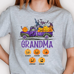 Having Fun With The Pumpkins - Personalized Unisex T-Shirt, Halloween Ideas..