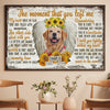 The Moment That You Left Me - Upload Image, Personalized Horizontal Poster