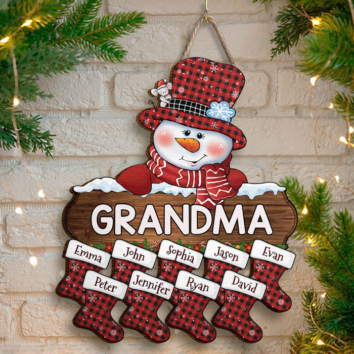 Farmhouse Wood Sign Personalized Christmas Gifts From Daughter