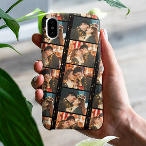 Enjoying Our Sweet Moments - Upload Image, Gift For Couples - Personalized Phone Case.