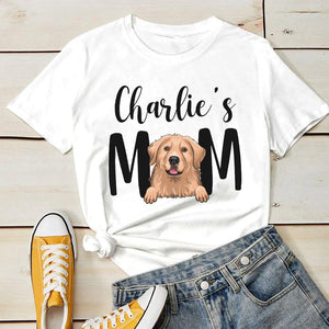 Dog Mom - Personalized Custom Unisex T-shirt.