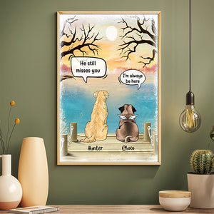 In Heaven - Still Talk About You - Personalized Vertical Poster.