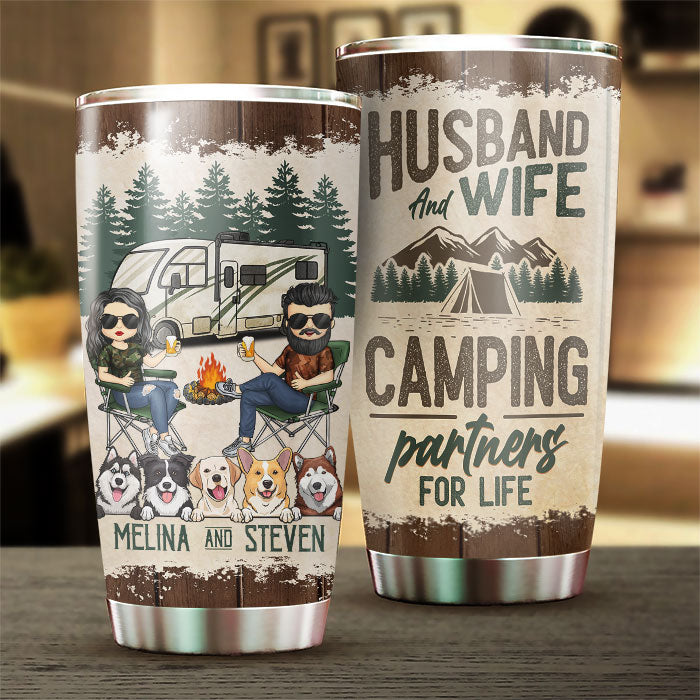  Personalized Camping Life Tumbler, Camping Gifts