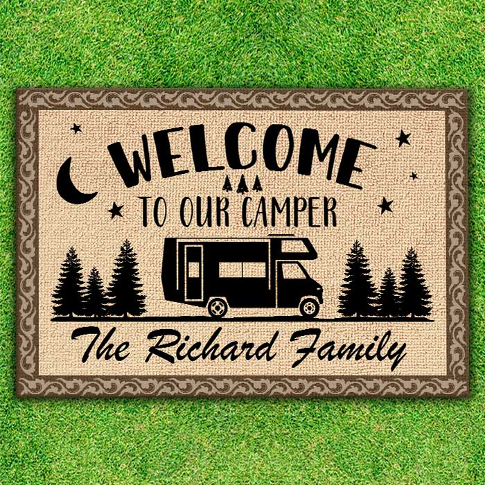 Camping Gift Welcome Mat