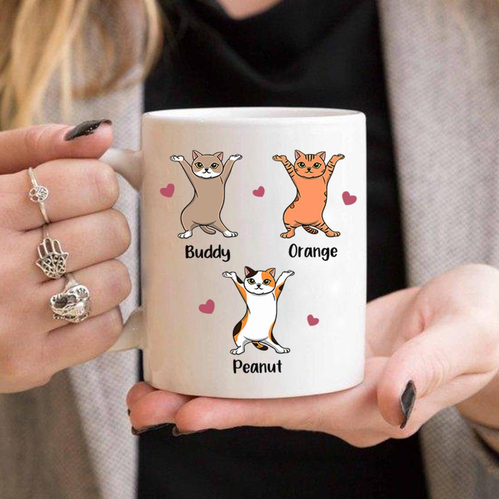 The Most Purrfect Cat Mom - Funny Personalized Cat Mug.