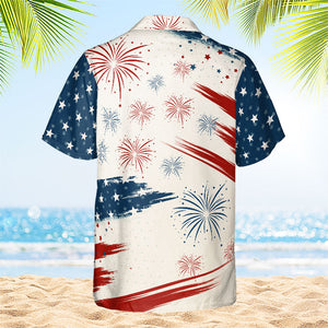 God Bless America - Personalized Hawaiian Shirt - Gift For Dad, Grandpa