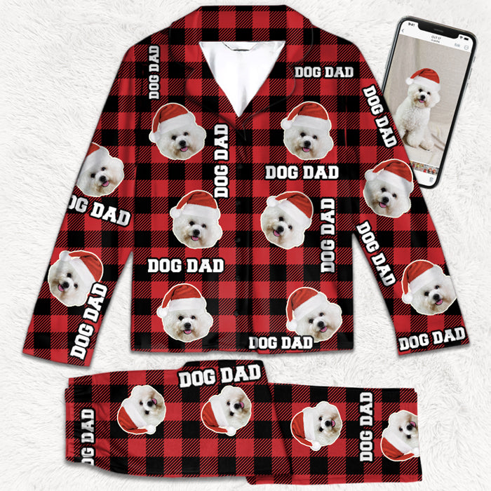 Happy Pawlidays My Beloved Fur Baby Dog Personalized Custom Face Photo Pajamas Upload Image Christmas Gift For Pet Owners Pet Lovers