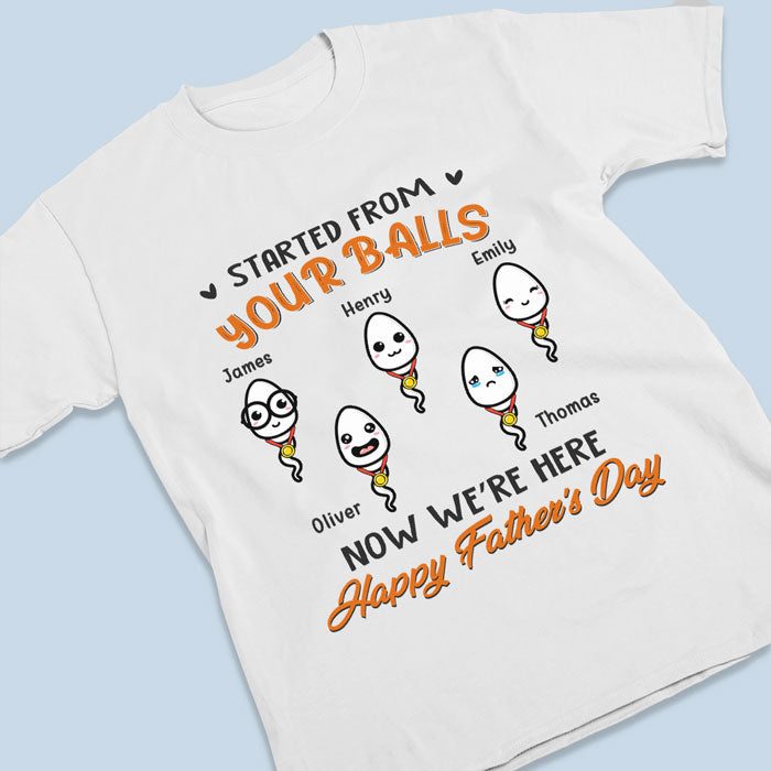 I Love You Dad - Family Personalized Custom Unisex T-shirt, Hoodie, Sweatshirt - Father's Day, Birthday Gift For Dad