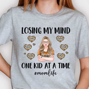 losing my mind one kid at a time shirt