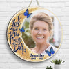 Love You To The Moon And Back - Personalized Shaped Wood Sign