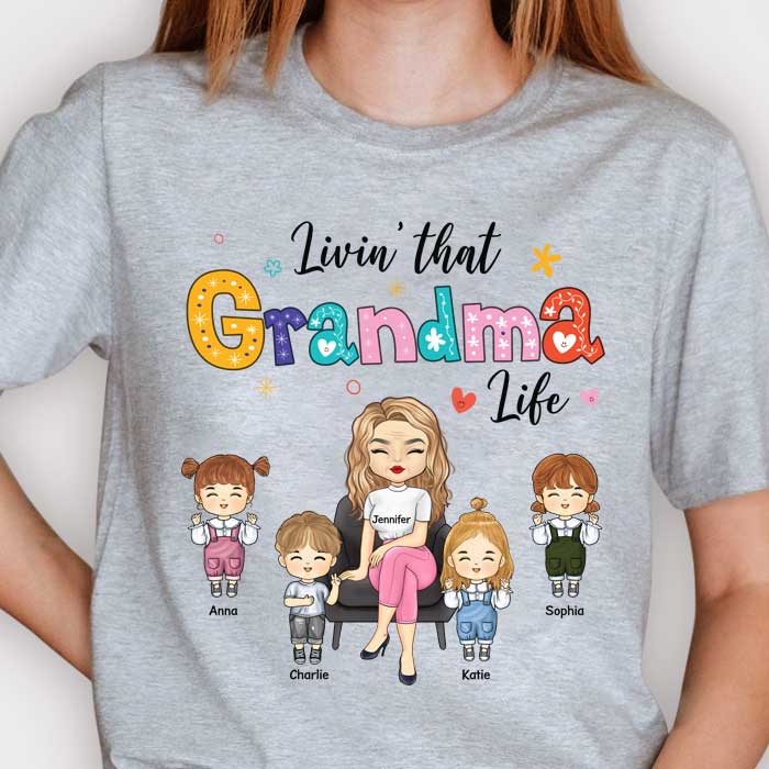 A I Have Two Titles Mom and Grandma - Personalized All-Over Printed T-Shirt, 3XL - Pawfect House