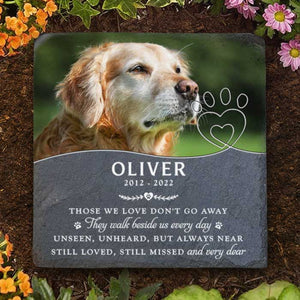 Still Loved Still Missed And Very Dear - Personalized Memorial Stone, Pet Grave Marker - Upload Image, Memorial Gift, Sympathy Gift