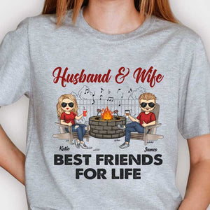 Husband Wife Best Friends Forever - Gift For Couples, Husband Wife, Personalized Unisex T-shirt, Hoodie.