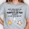 Happy Meowther's Day We Love You - Gift For Cat Lovers, Personalized Unisex T-shirt, Hoodie