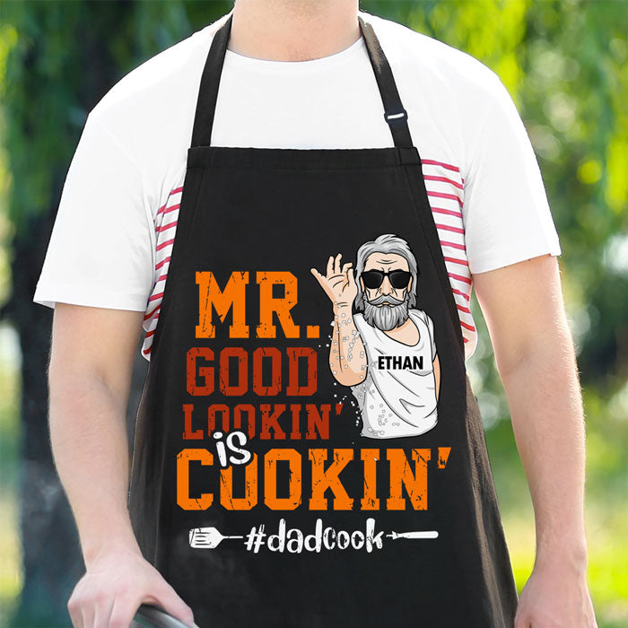 Mr. Good Lookin is Cookin, Grilling Apron