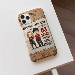 Annoying Each Other For Decades & Still Going Strong - Gift For Couples, Husband Wife - Personalized Phone Case