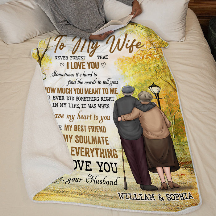 Blanket to best sale my wife