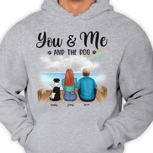 Just You & Me And Our Dogs - Gift For Couples, Husband Wife - Personalized Unisex T-shirt, Hoodie