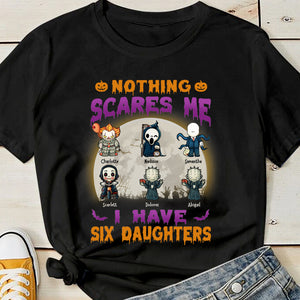 Nothing Scares Me - Personalized Unisex T-Shirt, Halloween Ideas..