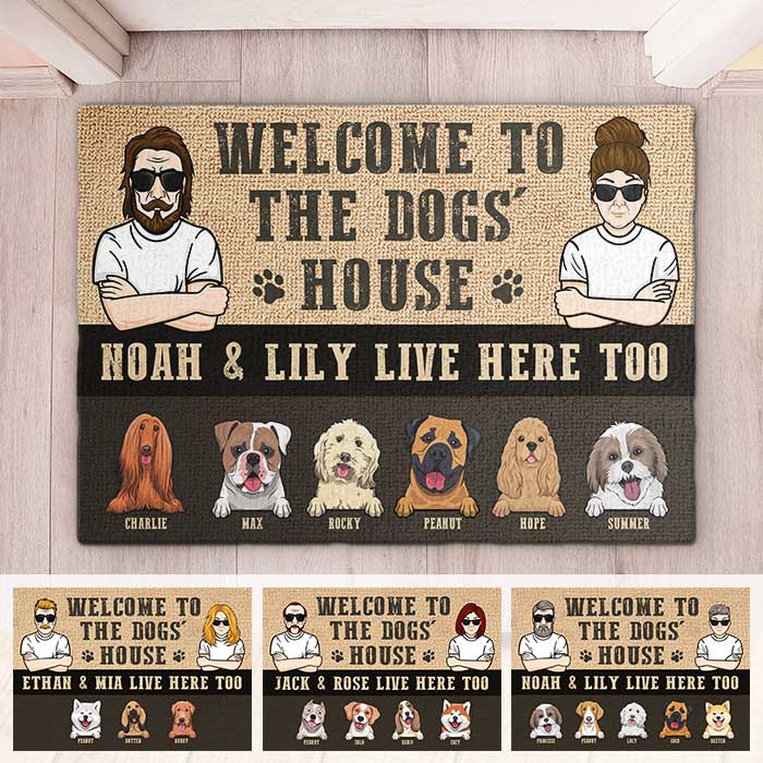 Welcome To The Pet Home - Funny Personalized Pet Decorative Mat, Doorm -  Pawfect House ™