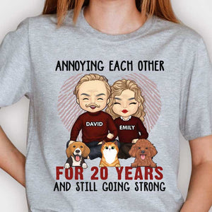 Annoying Each Other Still Going Strong - Anniversary Gifts, Gift For Couples, Husband Wife - Personalized Unisex T-shirt, Hoodie.