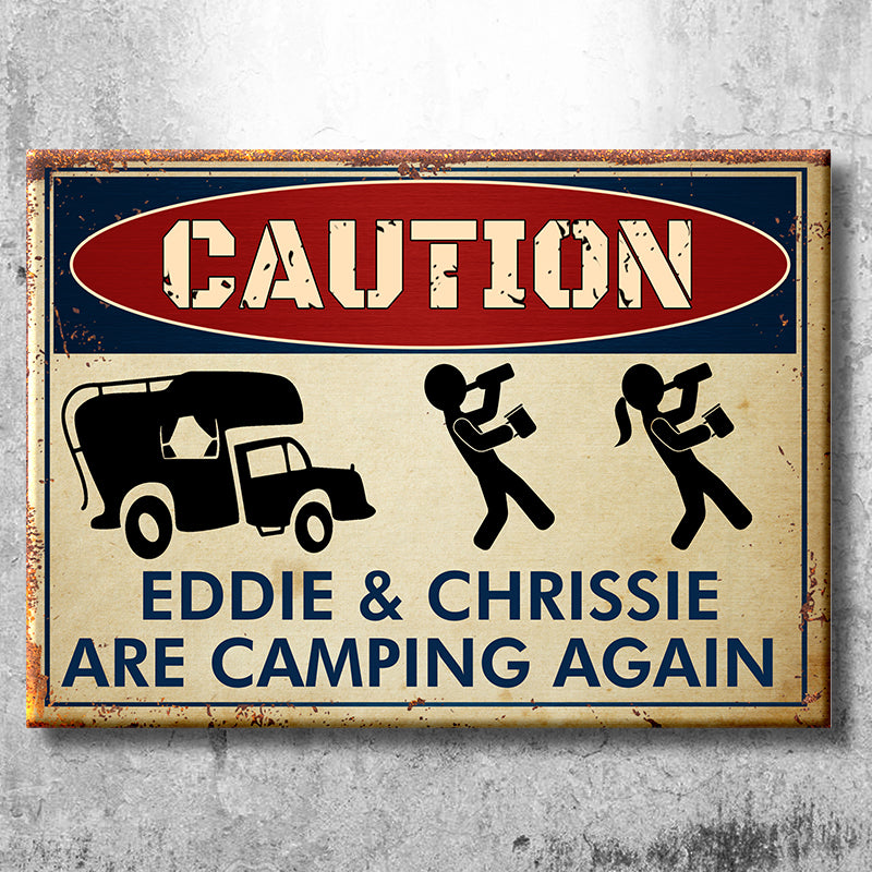 Personalized Metal Sign For Campers