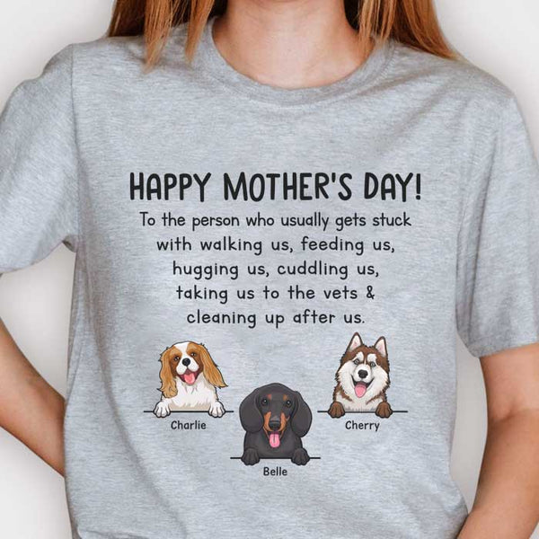 Mother's Day Gift Sunflower Dog Mom Shirt, Mothers Day Dog Mom Gifts