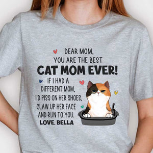 I Would Claw Up Her Face - Gift For Cat Mom, Personalized Unisex T-shirt, Hoodie.