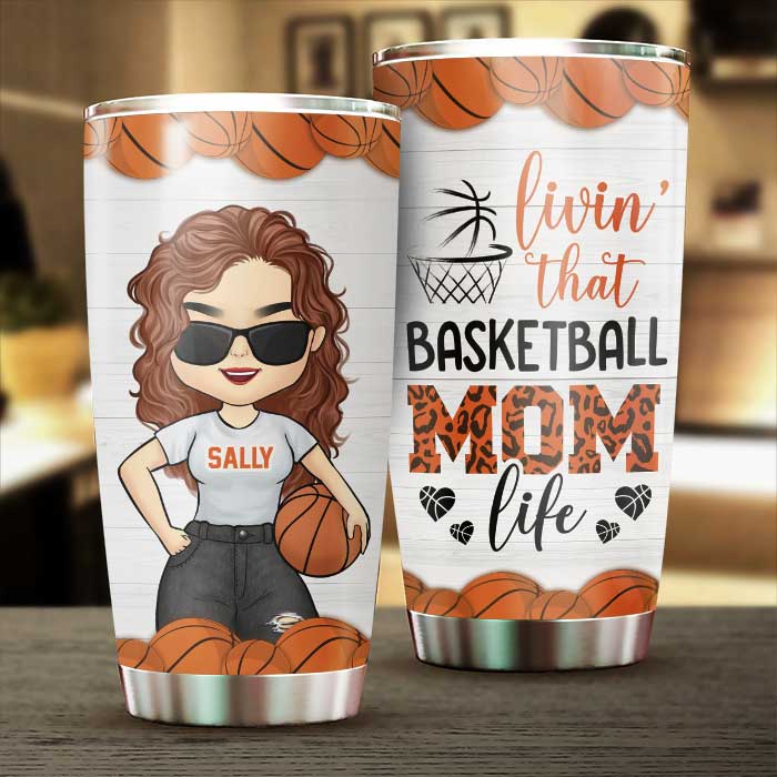 Livin' That Football Mom Life Tumbler