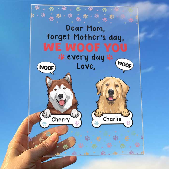 Dog Mom - Happy Mother's Day, dog lover, Mother's Day gift Poster