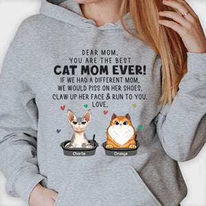 I Would Claw Up Her Face - Gift For Cat Mom, Personalized Unisex T-shirt, Hoodie.