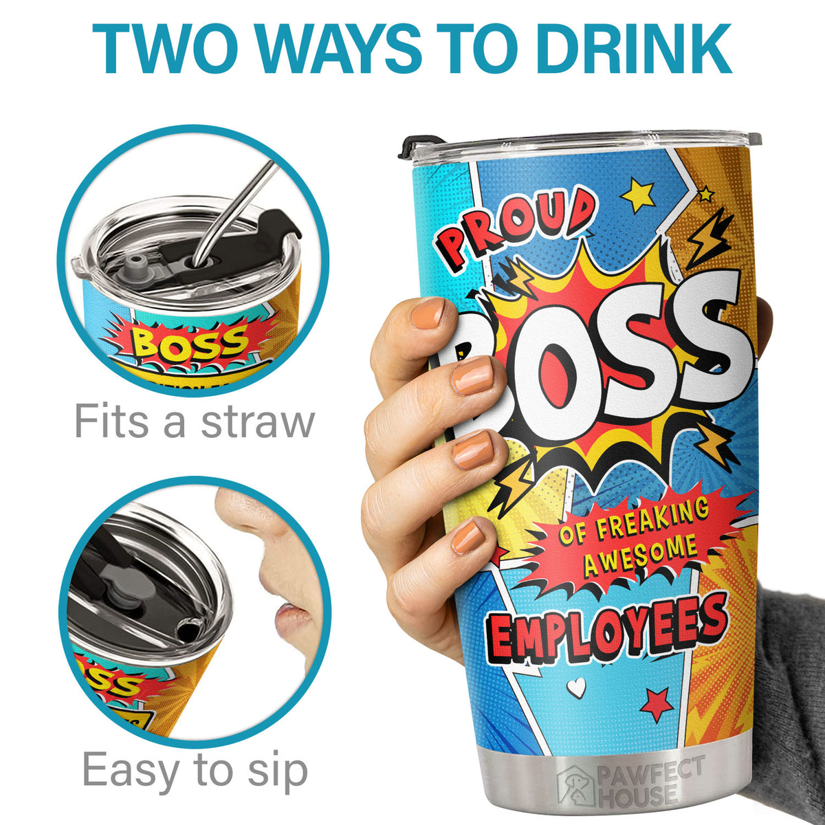 Je suis fier d'avoir des employés géniaux - Tumbler - Collègue, Bureau, Appréciation des employés, Cadeau d'adieu, Ami de travail, Amitié entre collègues