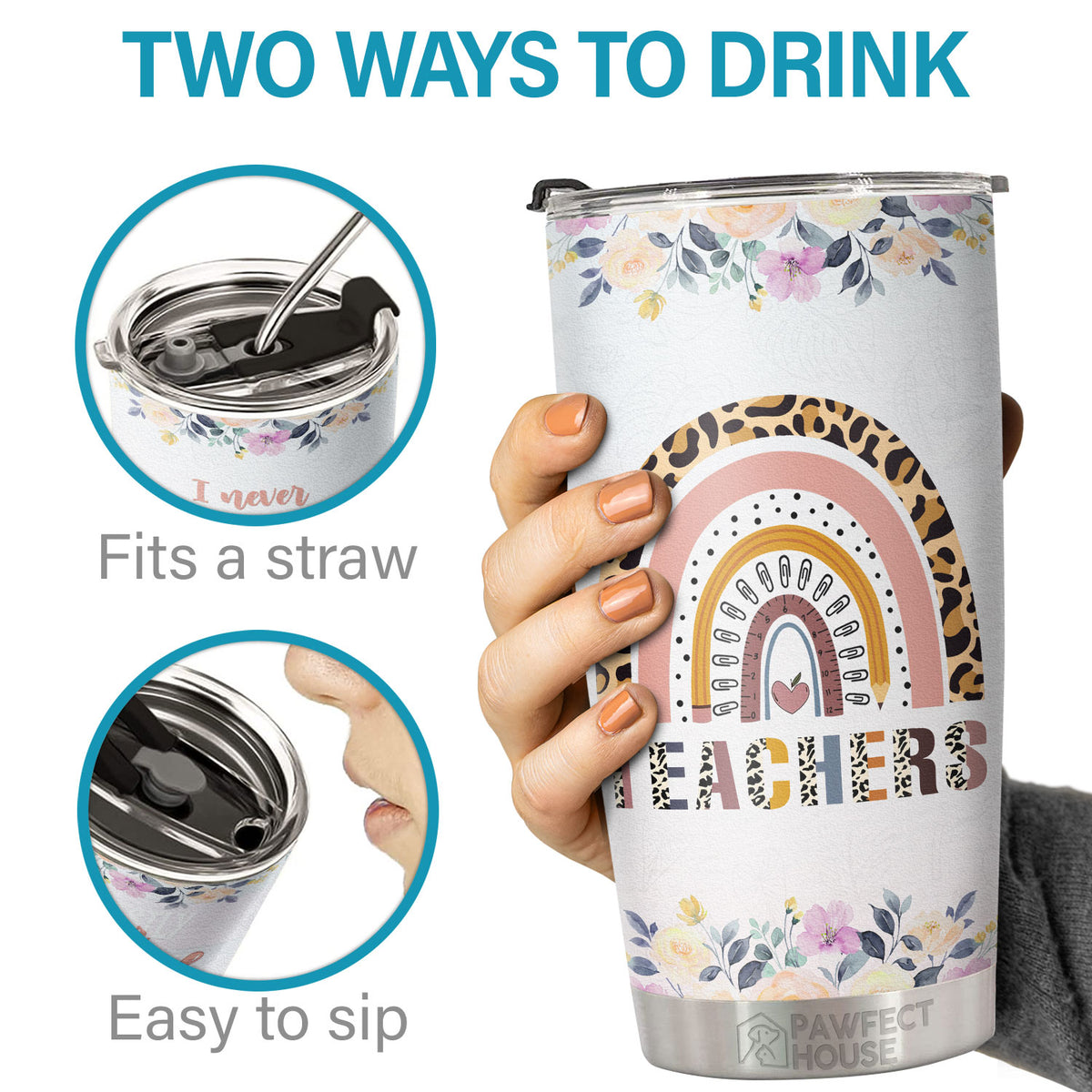 Je n'aurais jamais imaginé devenir un professeur super mignon - Tumbler - Cadeau d'appréciation, de remise de diplôme, de retraite, de remerciement pour un professeur, cadeau d'enseignant de la part des étudiants